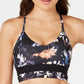 Nike Women's Indy Floral Light Support Sports Bra Charcoal Size Small