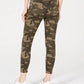 Celebrity Pink Juniors' Camo-Print High-Rise Skinny Jeans Green Size 5