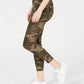 Celebrity Pink Juniors' Camo-Print High-Rise Skinny Jeans Green Size 5