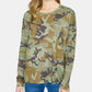 Sanctuary Women's Carlee Camo Tee Mineral Camo Green, बड़ा साइज़