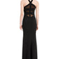 Emerald Sundae Juniors' Mesh-Cutout Dress Black Size Large