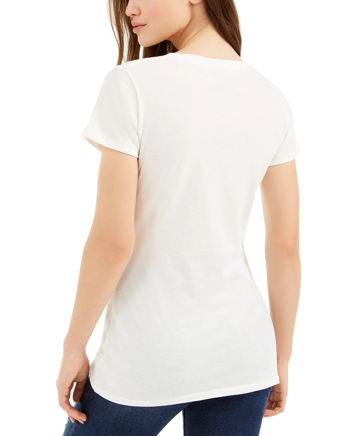 Love Tribe Junior's Free Your Mind Graphic T-Shirt White Size Small
