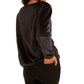 Love Tribe Junior's Friends Plush Sweatshirt Black Size Medium