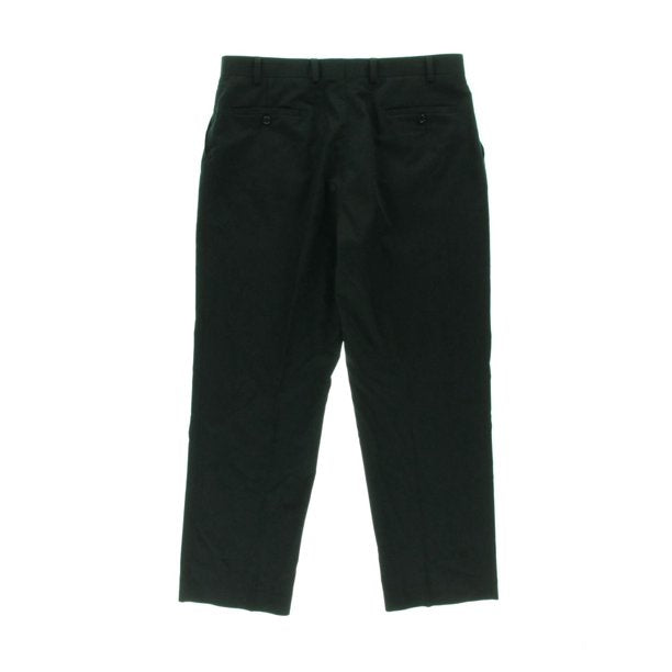 Michael Kors Men's Flat Front Dress Pants Black Size 38X32