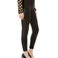 Love Fire Juniors' Pull On Faux Leather Stripe Skinny Pants Black Size Small