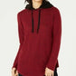 Ultra Flirt Juniors' Sherpa Lined Hoodie Red Size X-Large