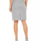 Calvin Klein Women's Zip-Pocket Pencil Skirt Gray Size 10