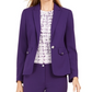 Calvin Klein Women's One-Button Blazer Purple Size 2