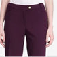 Calvin Klein Women's Modern Fit Trousers Purple Size 10