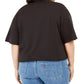 Mighty Fine Women's Plus Size True Jedi T-Shirt Black Size 2X