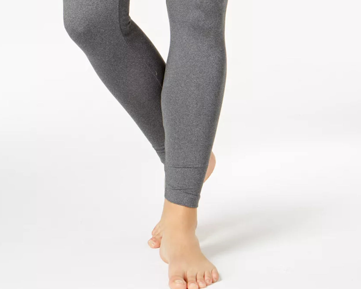 32 Degrees Women's Cozy Heat Underwear Leggings Grey Size Large