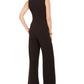 Vince Camuto Women's D Ring Belted Wrap Jumpsuit Black Size 14