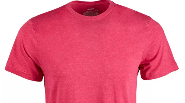 Alfani Men's Fashion Heathers T-Shirt Pink Size Small