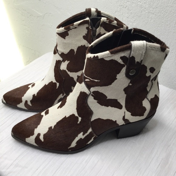 INC International Concepts Latisha Western Bootie Women's Shoes White Size 5 M