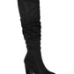 Material Girl Women's Myah Tall Dress Boots Black Size 11 M