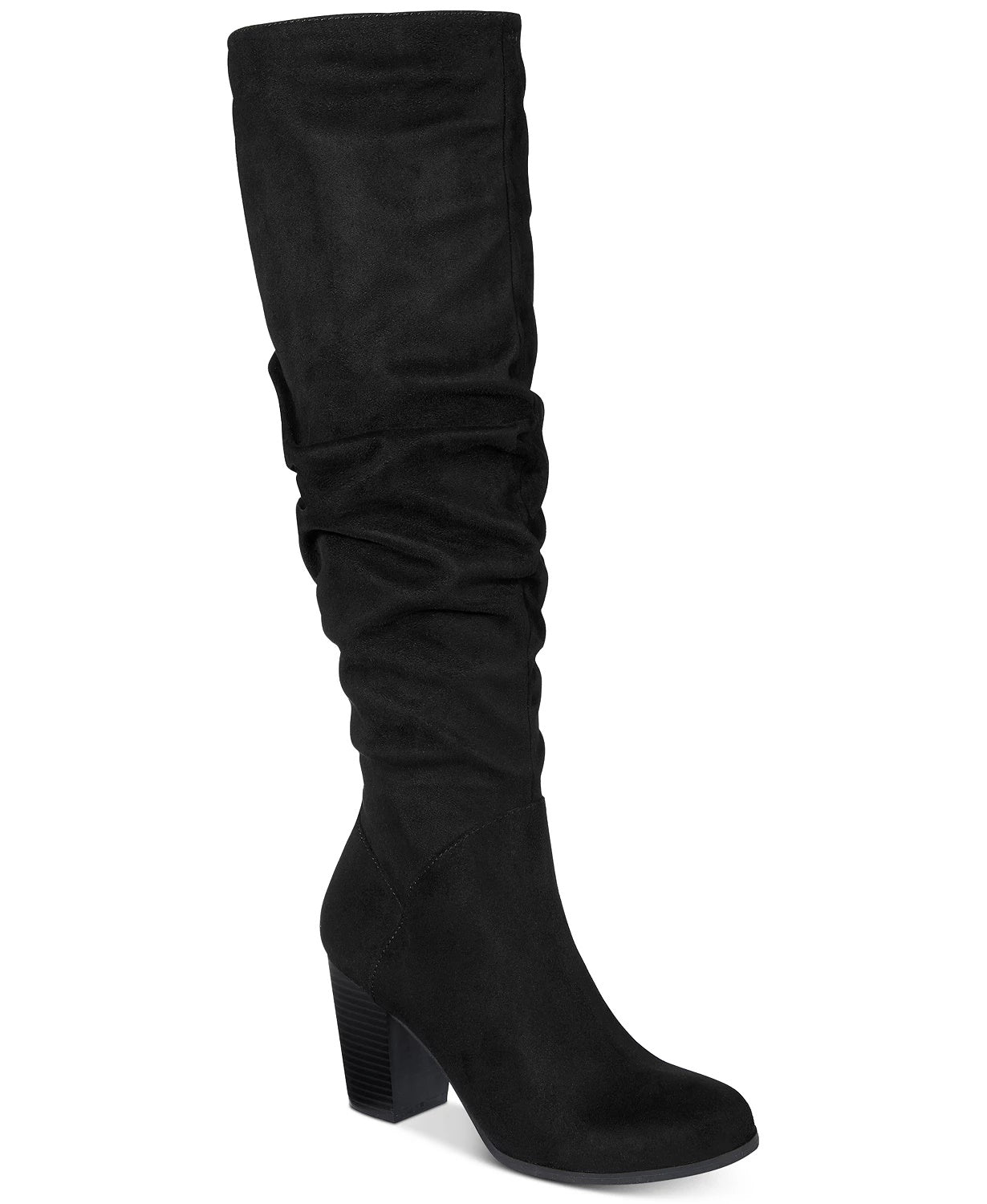 Material Girl Women's Myah Tall Dress Boots Black Size 11 M