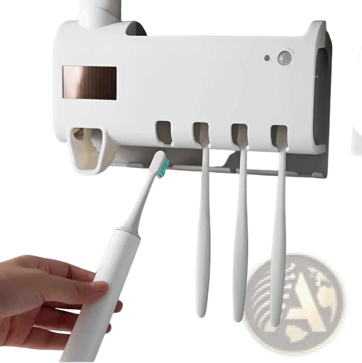 Uv Sterilizer Toothbrush Holder and Dispenser