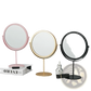 Vanity Mirror Round Metal Frame Makeup Desk Mirror