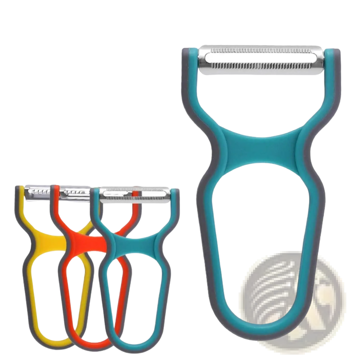 Vegetable Peeler Set Stainless Steel Swivel Blade 3 Pack