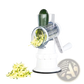 Vegetable Slicer 3 in 1 Manual Rotary Grater Mandoline