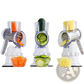 Vegetable Slicer 3 in 1 Manual Rotary Grater Mandoline