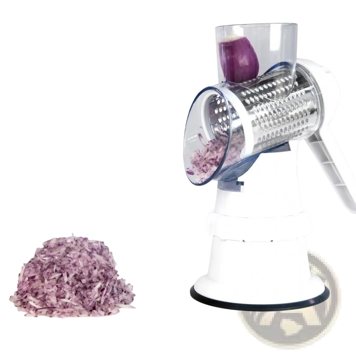 Vegetable Slicer 3 in 1 Manual Rotary Grater Mandoline