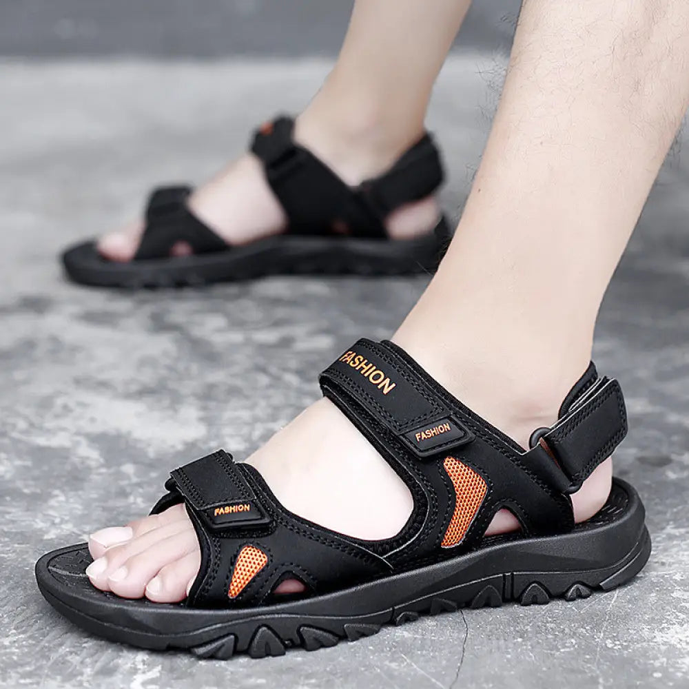 Men’s Breathable Athletic Velcro Beach Sandals