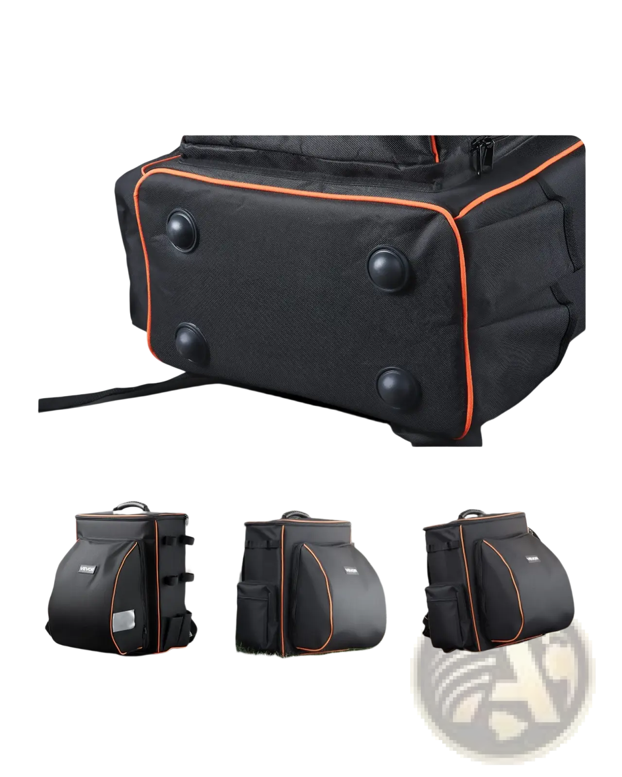 Vevor 35.6l Heavy Duty Welding Backpack with Helmet Catch Bag
