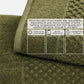 Cotton Diamond Waffle Weave Bath Towel Set - Grayson Collection