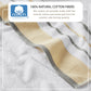 Decorative Cotton Stripe Bath Towel Set - Noelle Collection