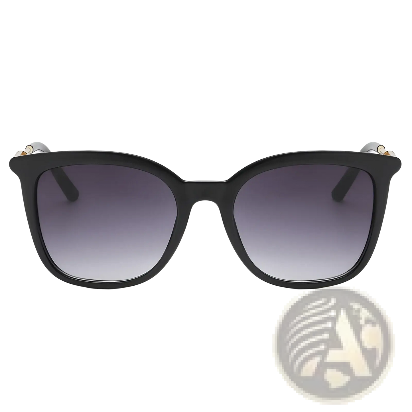Vintage Cat Eye Sunglasses with Gold Chain Detail
