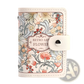 Vintage Floral Leather Card Holder Wallet