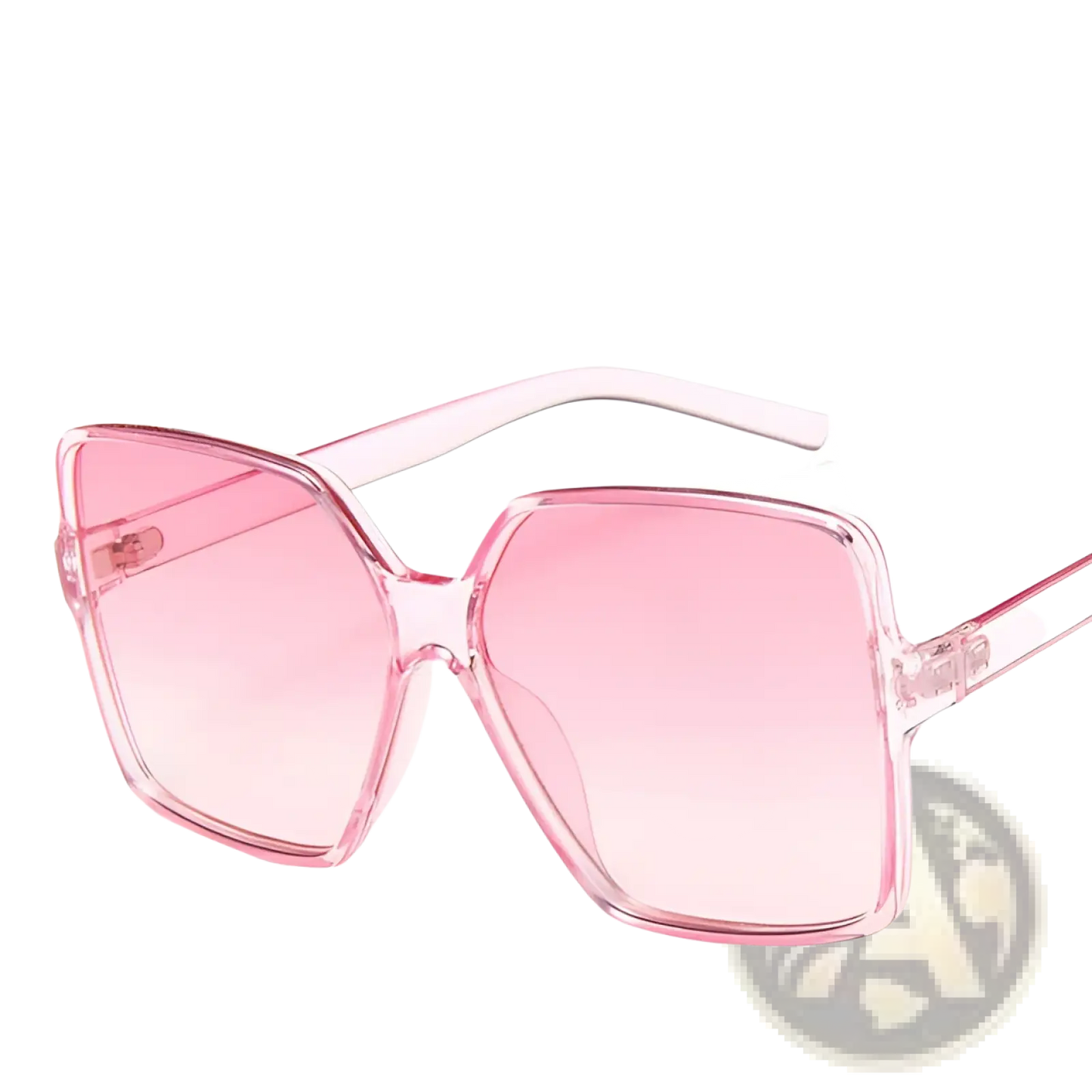Vintage Geometric Oversized Uv400 Gradient Sunglasses