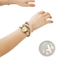 Vintage Leather Studded Wrap Watch Bracelet