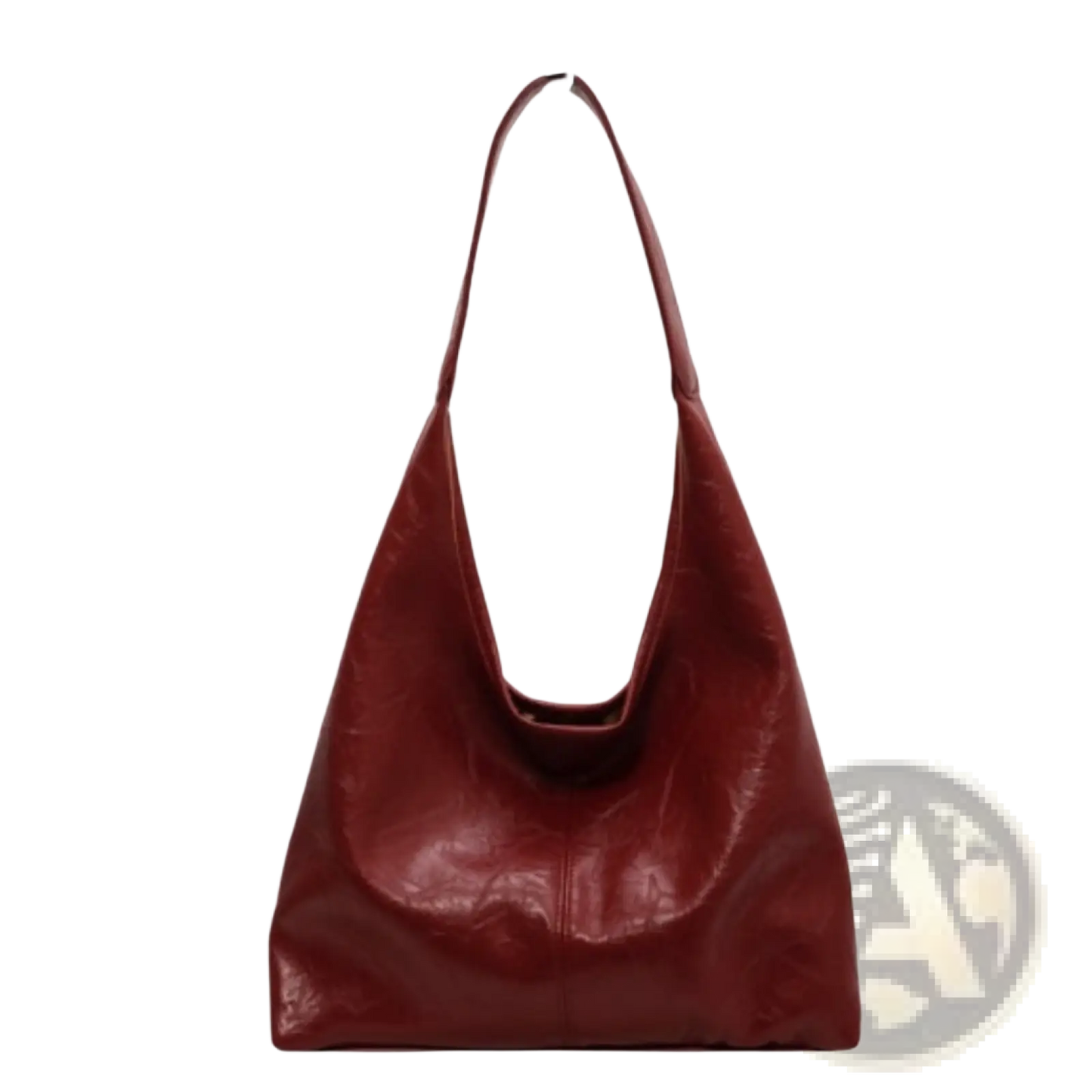 Vintage Leather Tote Bag Large Capacity Shoulder Handbag