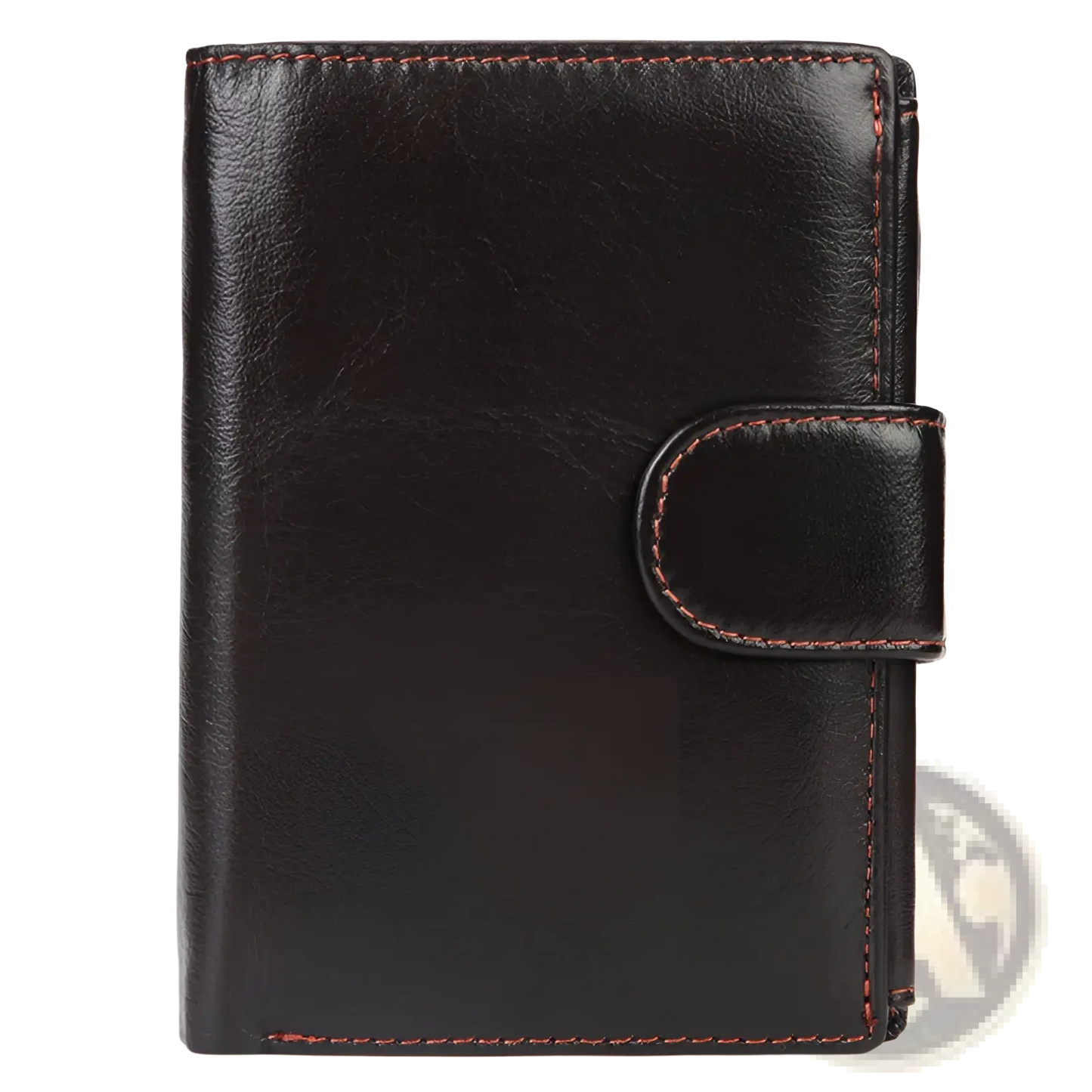 Vintage Leather Wallet Slim Cowhide Bifold Coin Purse