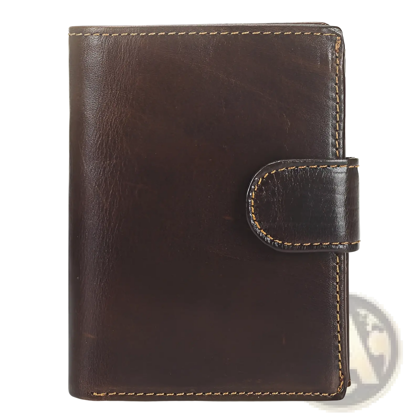Vintage Leather Wallet Slim Cowhide Bifold Coin Purse