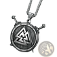 Vintage Nordic Rune Pendant Stainless Steel Viking Necklace