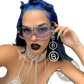 Vintage Shield Uv400 Futuristic Oversized Sunglasses
