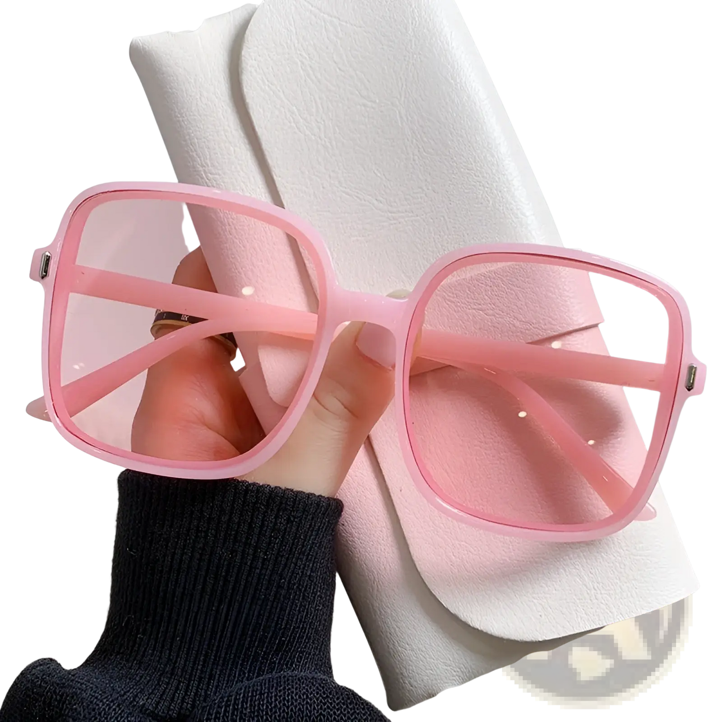 Vintage Square Gradient Uv Protection Fashion Sunglasses