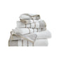 Decorative Cotton Stripe Bath Towel Set - Noelle Collection