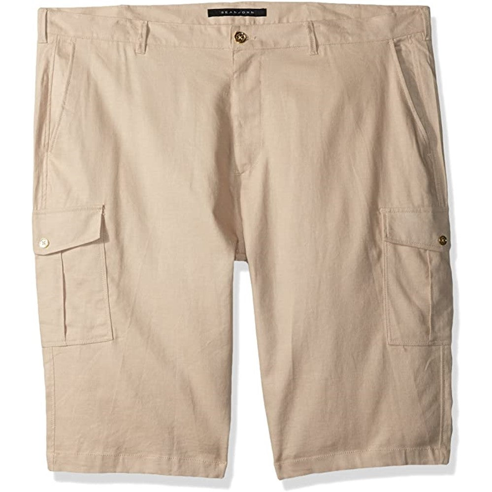 Sean John Men's Big & Tall Lightweight 12.5" Stretch Shorts Moonlight Size 40T