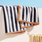 Oversized Striped Border Cabana Beach Towel - Santa Cruz
