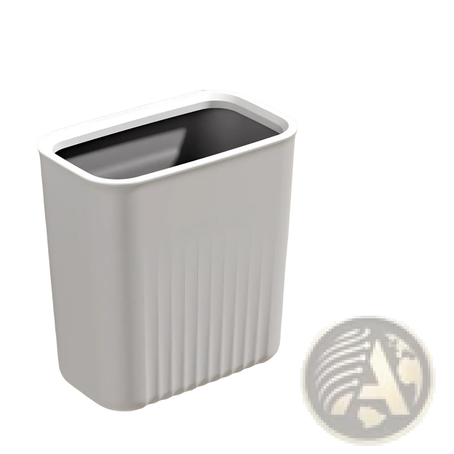 Wall Mounted Kitchen Trash Bin with Lid 9l