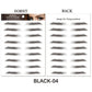 Natural Waterproof 4d Hair Like Eyebrow Tattoo Stickers