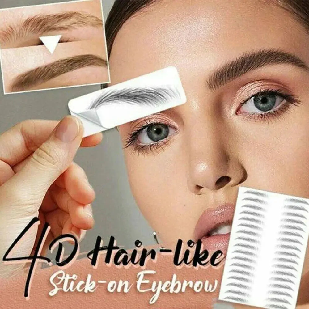 Natural Waterproof 4d Hair Like Eyebrow Tattoo Stickers