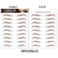 Natural Waterproof 4d Hair Like Eyebrow Tattoo Stickers