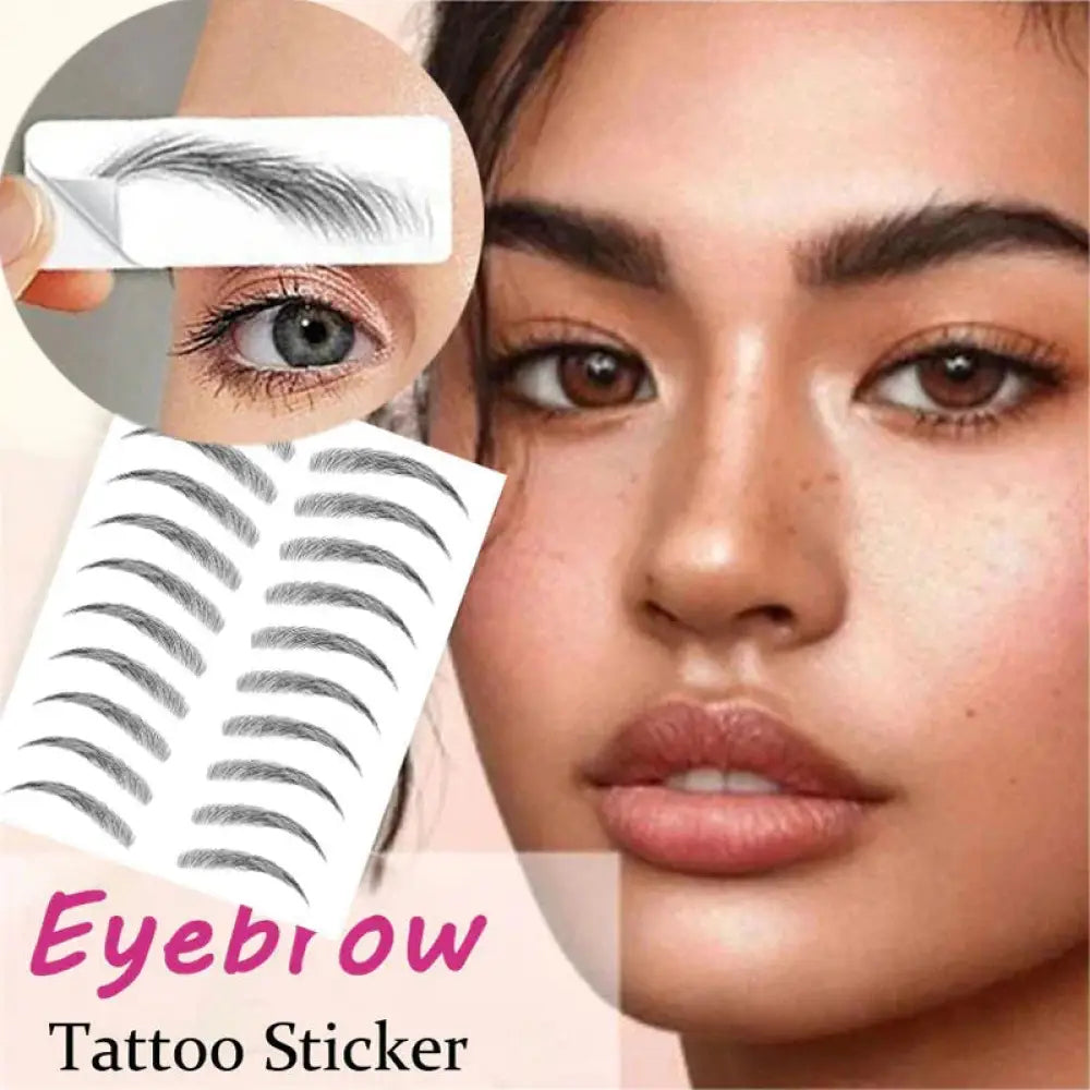 Natural Waterproof 4d Hair Like Eyebrow Tattoo Stickers