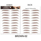 Natural Waterproof 4d Hair Like Eyebrow Tattoo Stickers