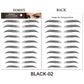 Natural Waterproof 4d Hair Like Eyebrow Tattoo Stickers